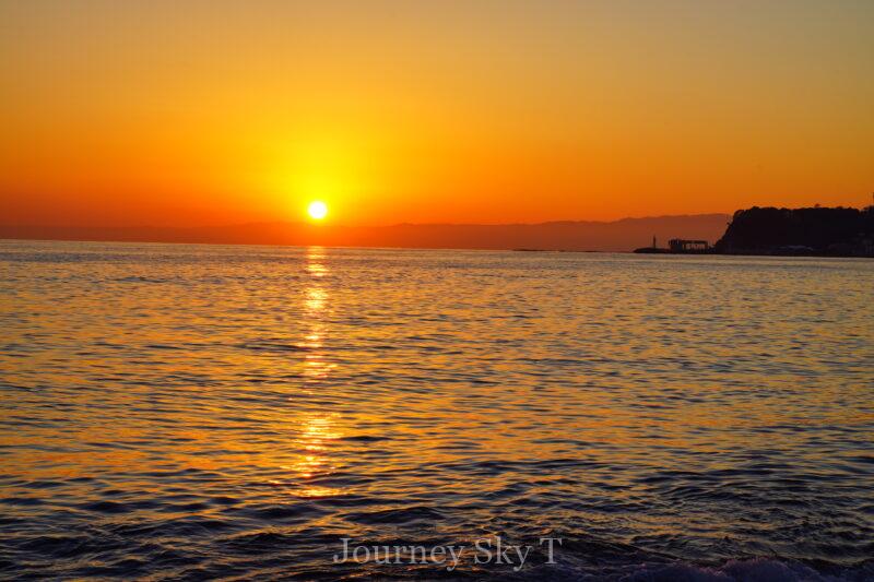 湘南の夕陽